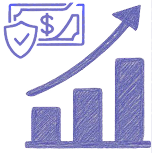 Scale without sales icon