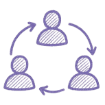 Flexible team deployment icon